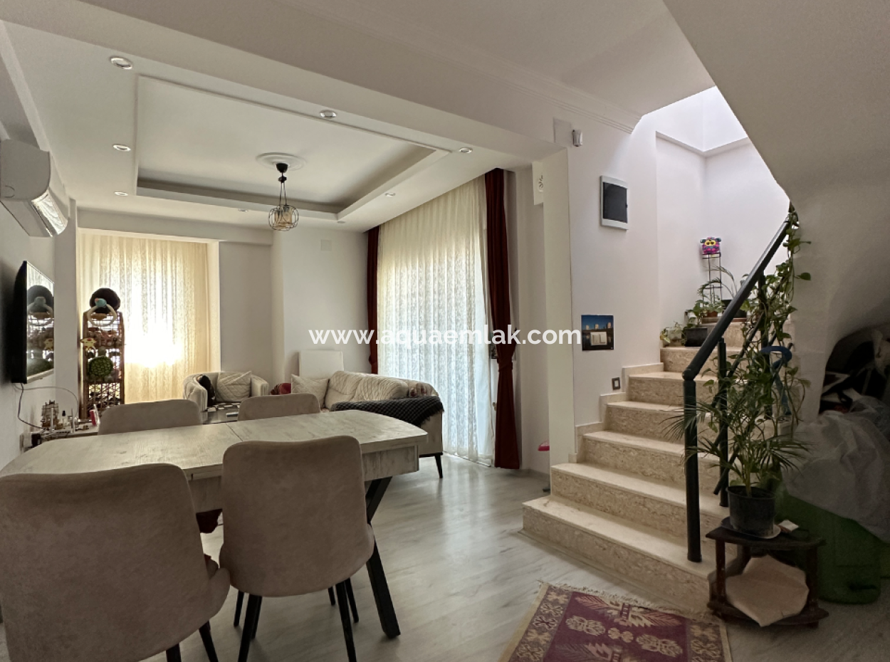 3 In 1 Furnished And Air-Conditioned Duplex Apartment In Köyceğiz Development Neighborhood