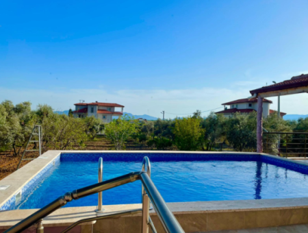 Detached Furnished Villa With Pool For Rent In Köyceğiz